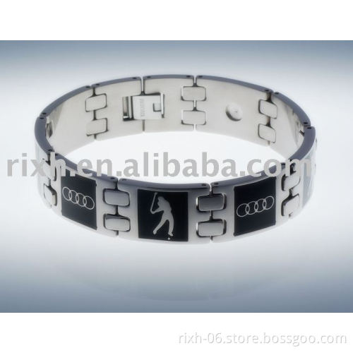 sports magnetic golf titanium bracelet,titanium germanium bracelet,titanium bracelet,sports bracelet